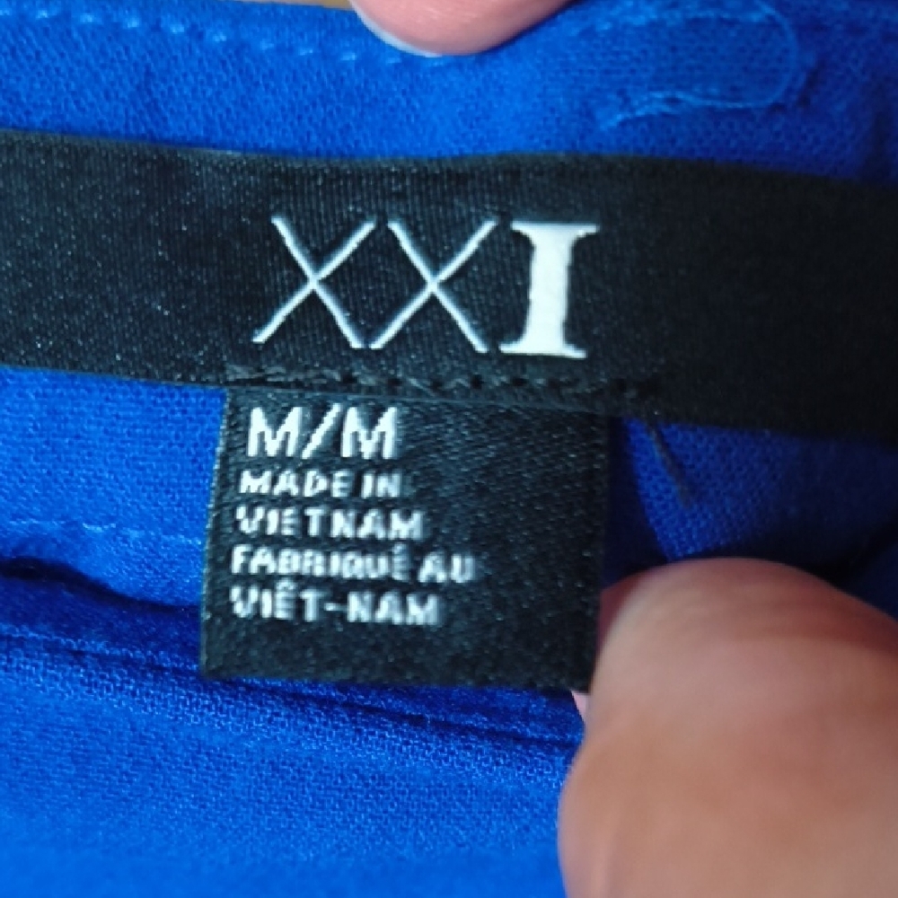 Forever 21 Blue Mini Pencil Skirt Medium - Picture 2 of 5
